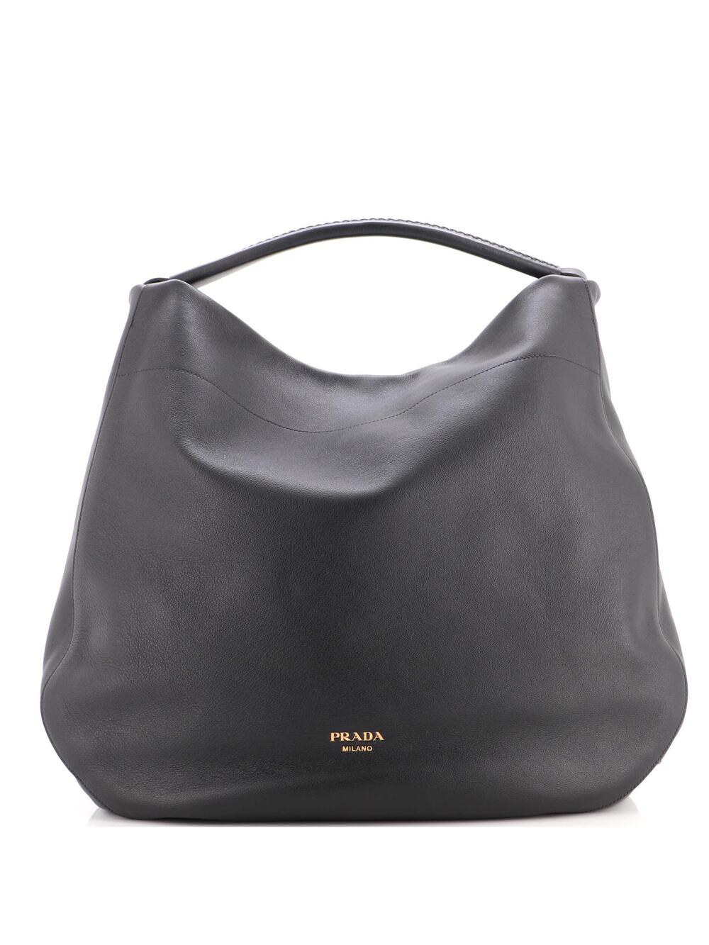 Prada Slouch Hobo Leather Large #313351P21B